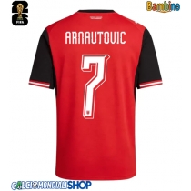 Maglie da calcio Austria Marko Arnautovic #7 Prima Maglia Bambino Mondiali 2026  Manica Corta + Pantaloni corti)